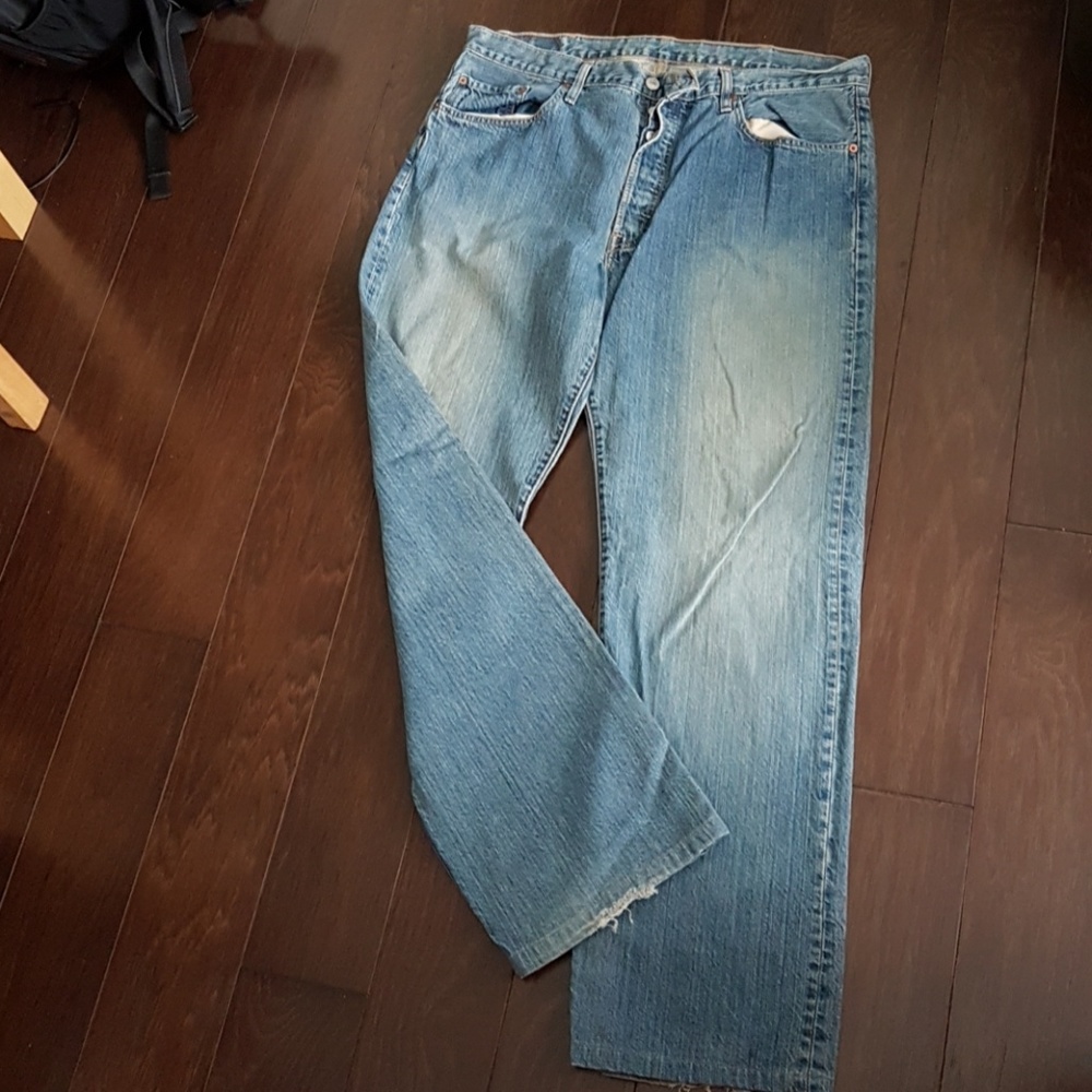 Men Original Button Fly Levis Jeans