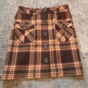 Ann Taylor plaid skirt