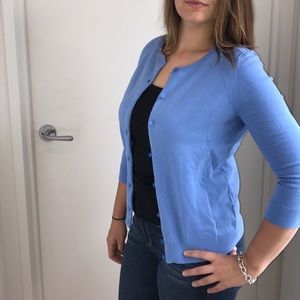 NWT, Periwinkle 3/4 length sweater, talbots outlet