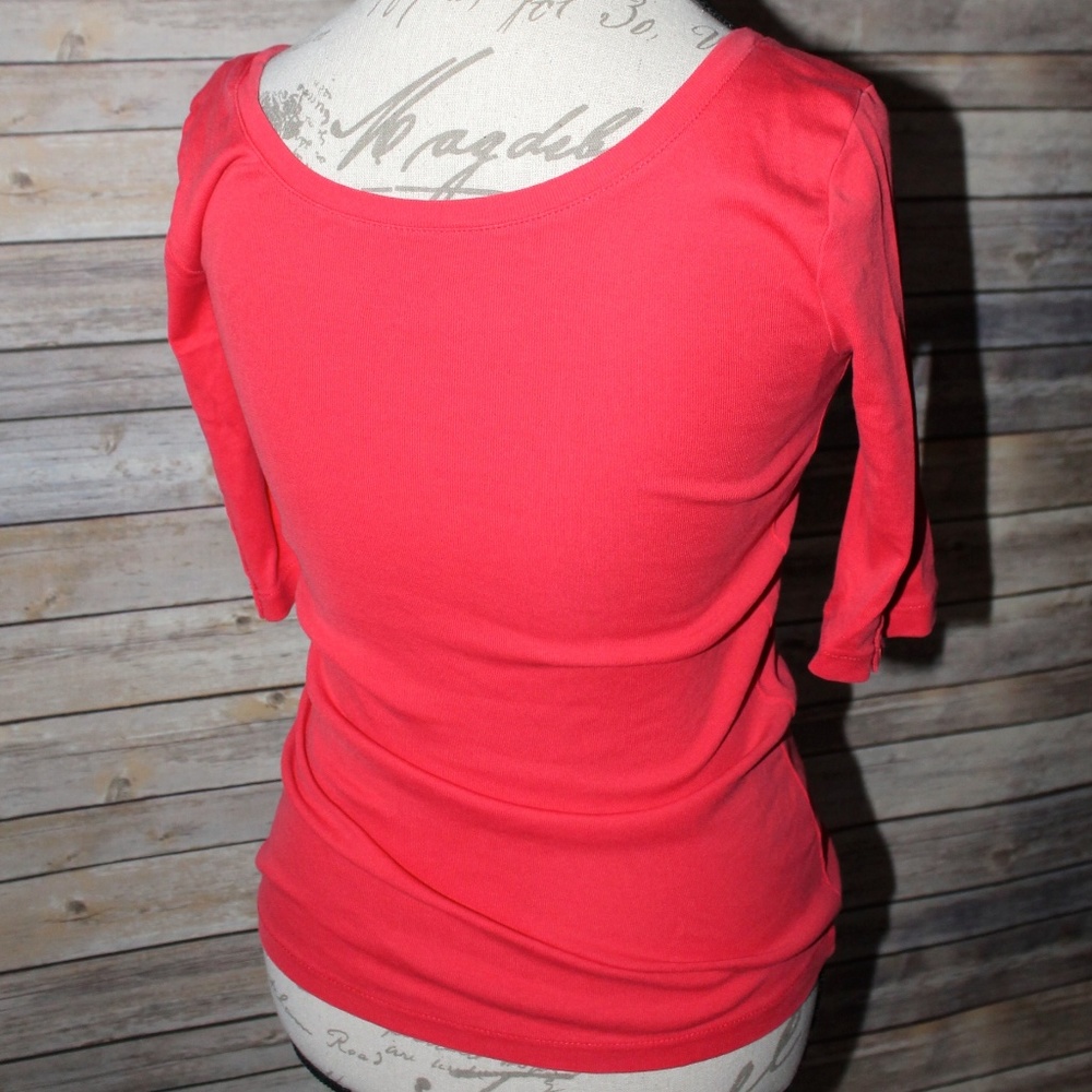 J. Crew Perfect Fit 3/4 Sleeve Top - Picture 2 of 3