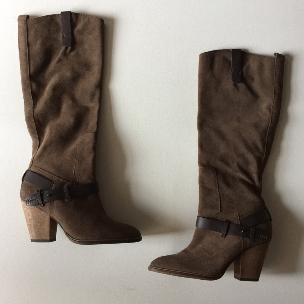 NWOB Dolce Vita Vita suede brown boots size 8 - Picture 3 of 8