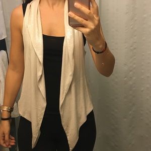 H&M Cream Sequin Vest