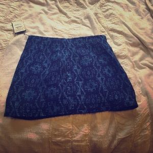 Fall blue Zara skirt