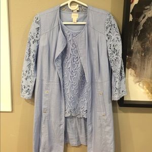 Chicos top with matching jacket