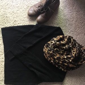 Black sweater turtleneck