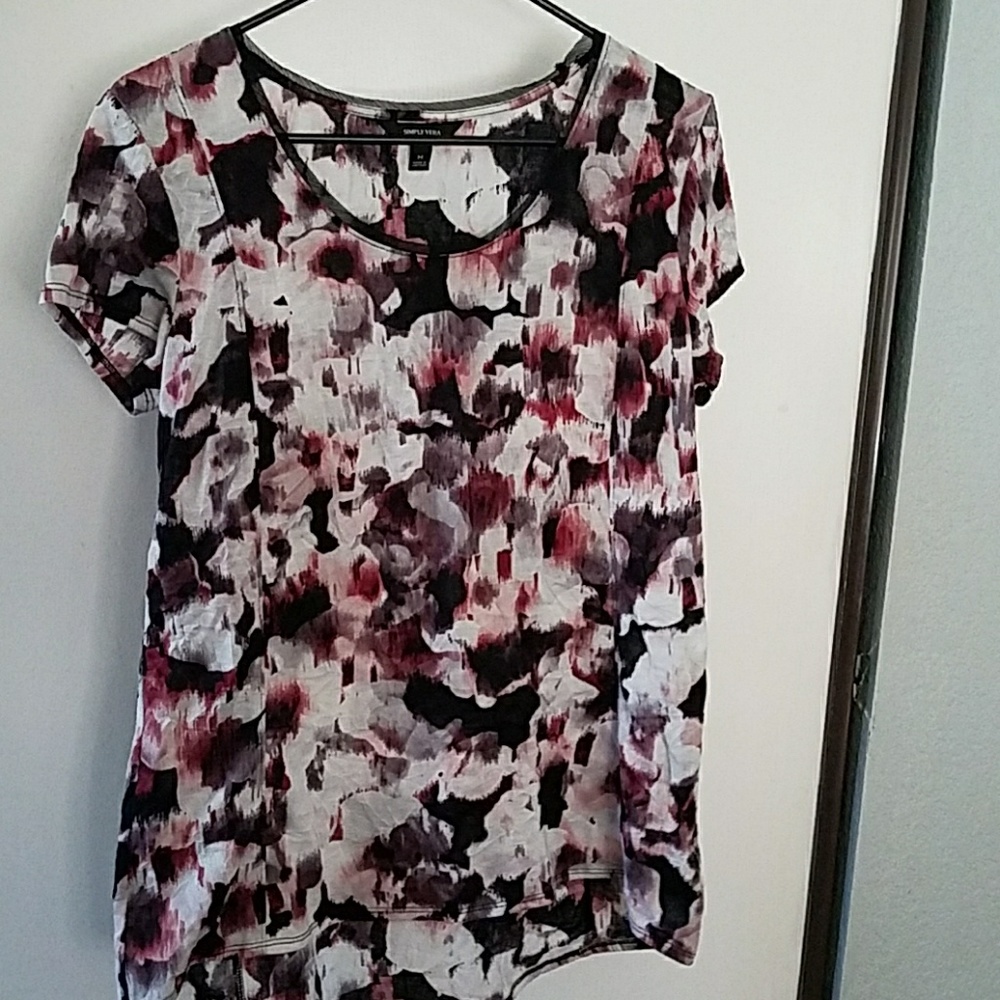 Women's Vera Wang Abstract Blouse