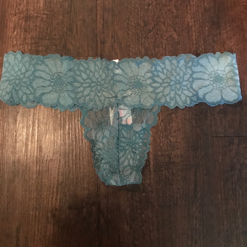 PINK Victoria’s Secret Lace Trim Thong
