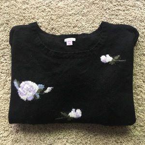 Floral sweater
