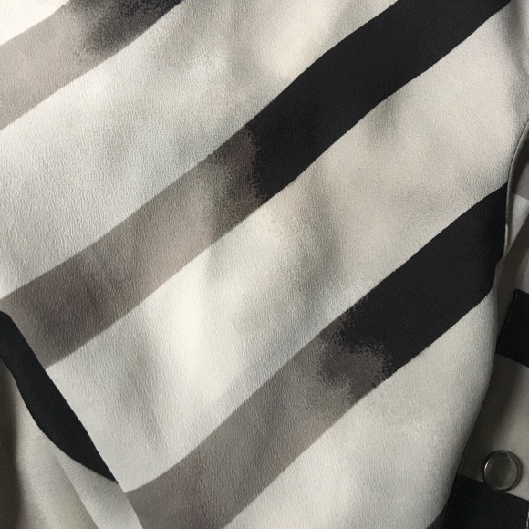 BCBGeneration Striped Silky Halter Tank - Picture 7 of 7