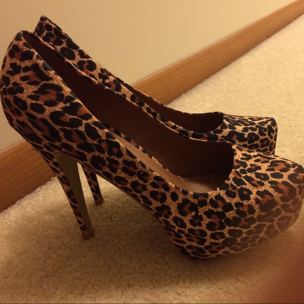 Leopard Print High Heels