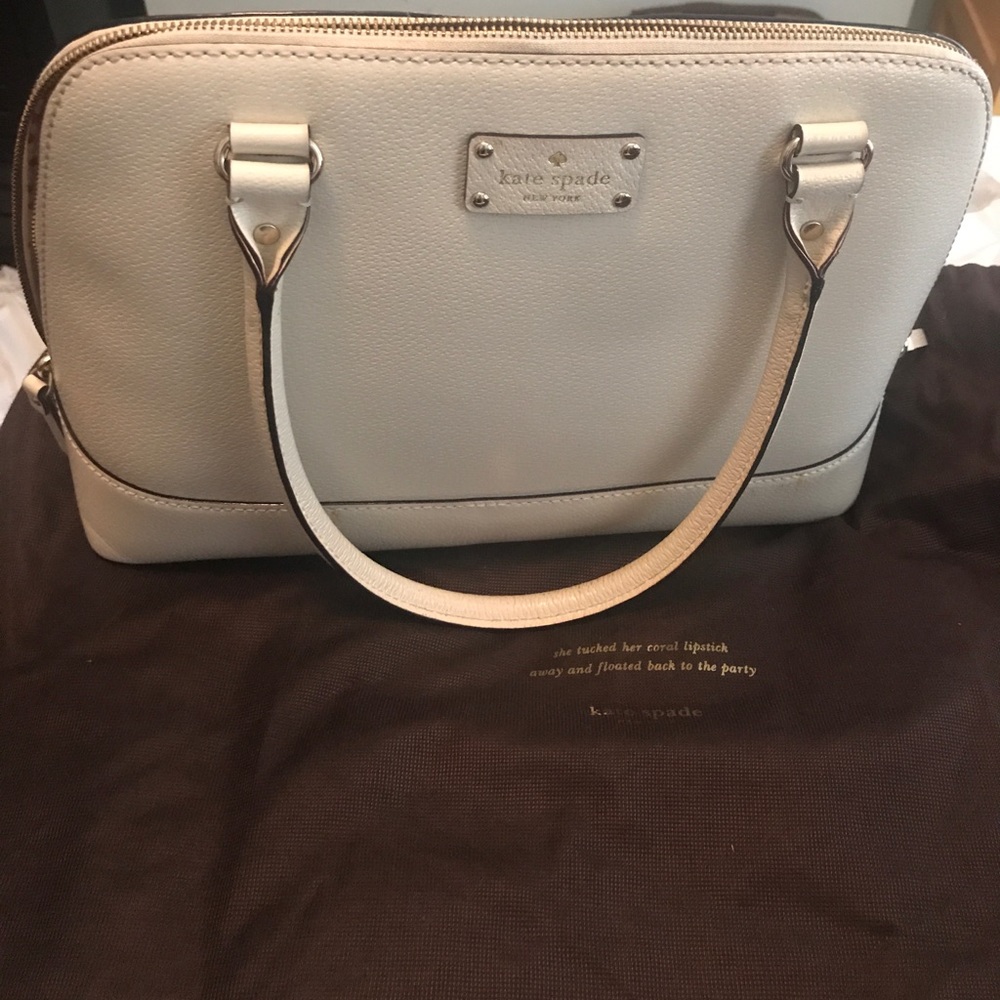 Cream color, Kate Spade purse in great condition!