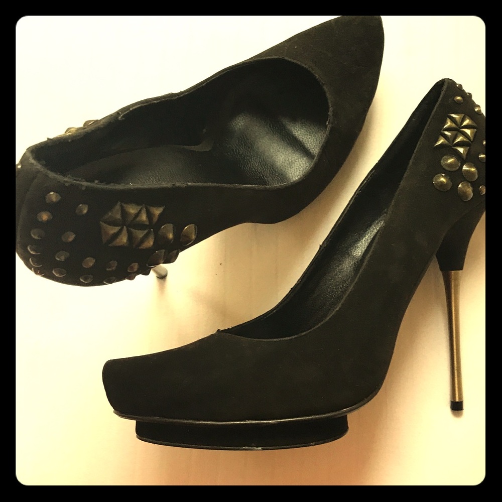 Bakers Leather Brown Heels SZ9