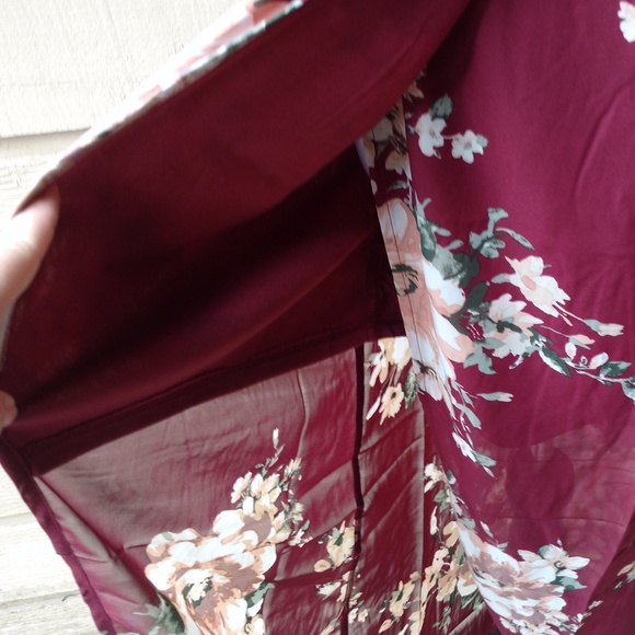 Floral Wrap Dress S-XL - Picture 7 of 8