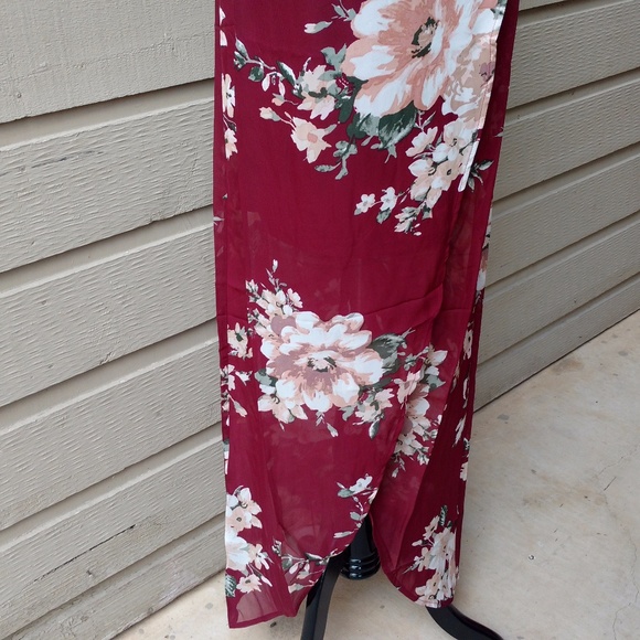 Floral Wrap Dress S-XL - Picture 6 of 8