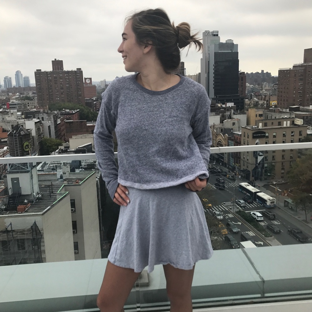 T by Alexander Wang Cropped Sweatshirt