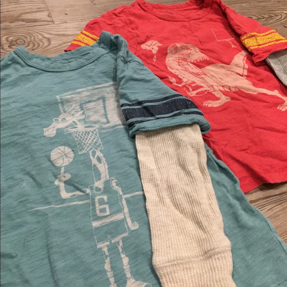 Bundle of GAP faux layered Tees