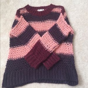 Anthropologie Rugby Striped Sweater