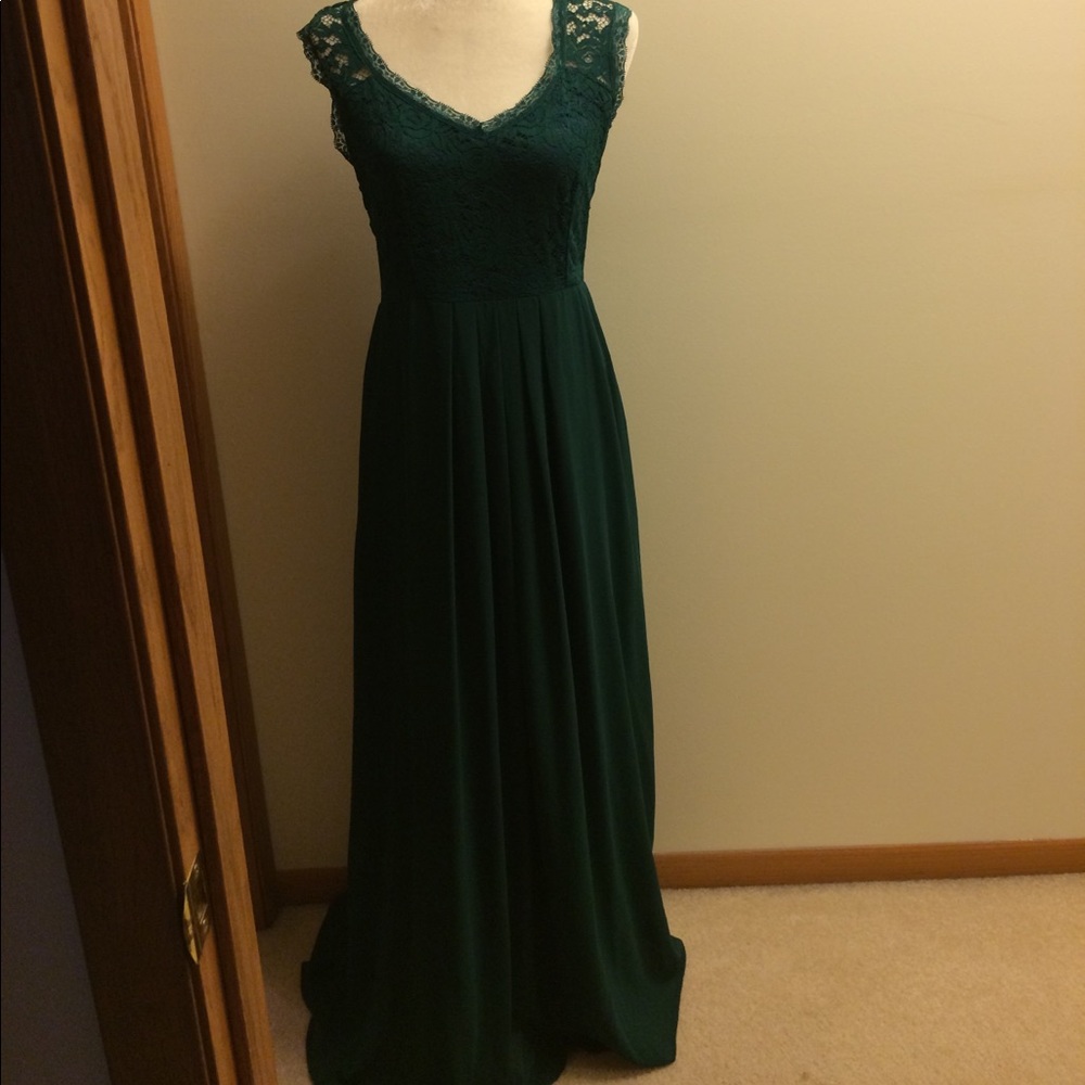 Emerald Green Long Dress