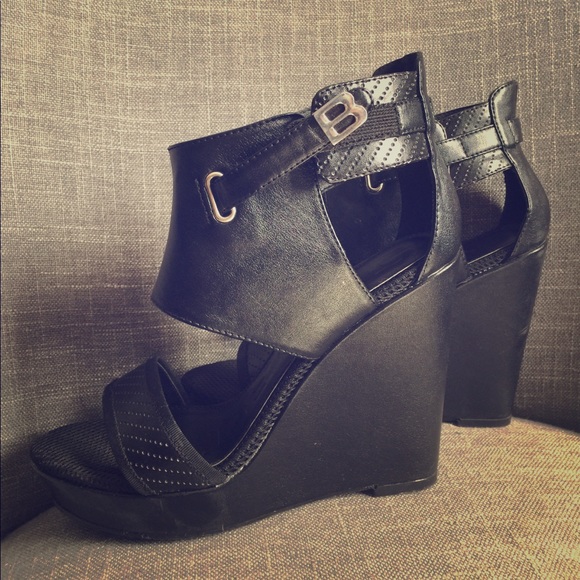 Bebe sport cut out boot wedges - Picture 1 of 2