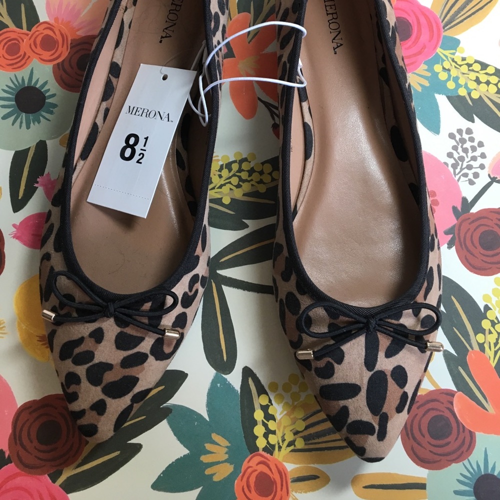 Merona Leopard Flats