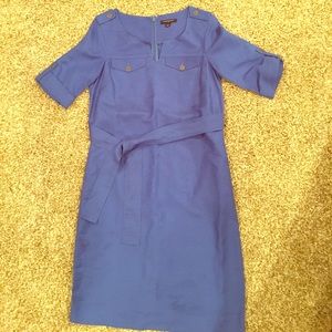 Tie Waist Linen Shift