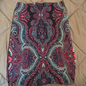 Adrianna Pappel printed business skirt
