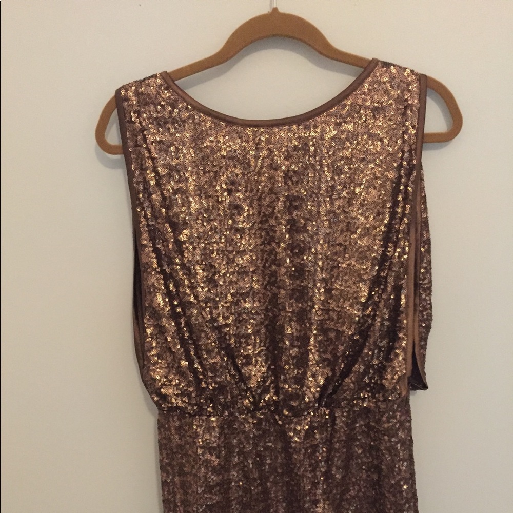 Sequined cocktail dress