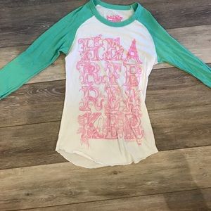 PINK baseball HEARTBREAKER shirt