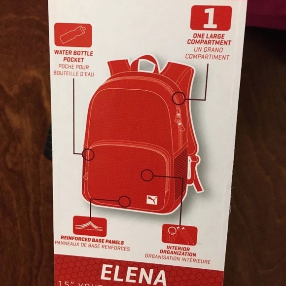 Puma Girl's 15" Youth Laptop Backpack "Elena" - Picture 8 of 8