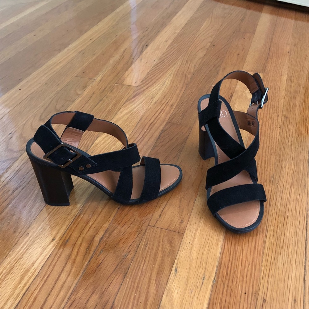 Franco Satro 'Sabine' block sandal heels