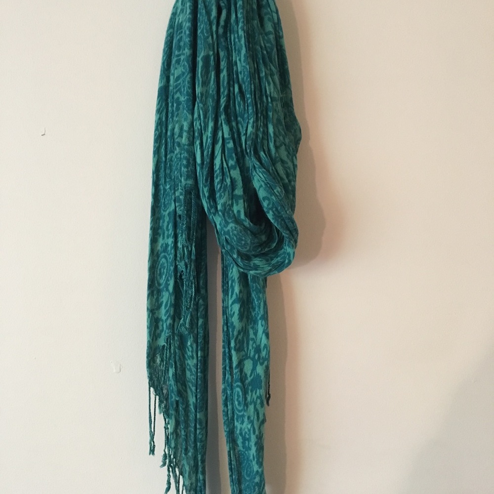 Turquoise scarf
