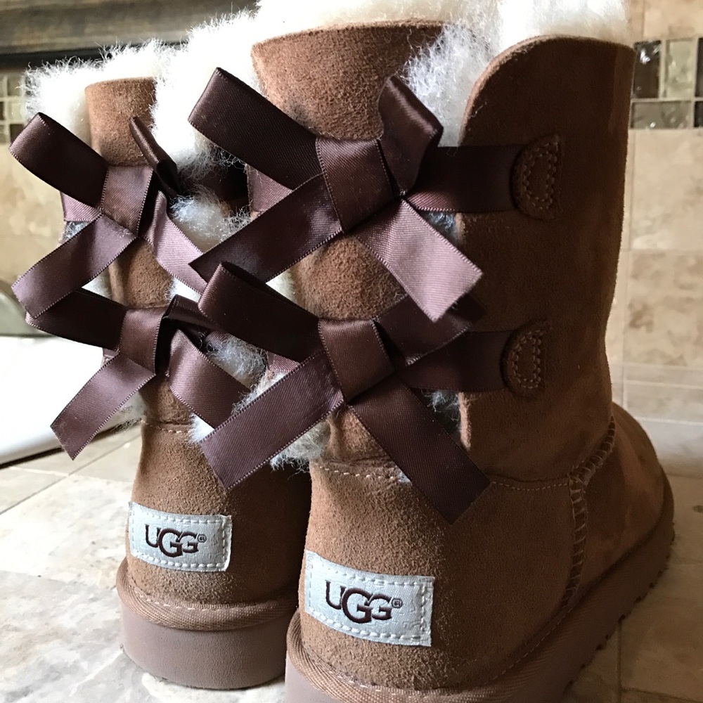 Ugg Bailey Bow Boots Chestnut
