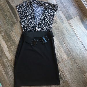 Black sexy mini dress