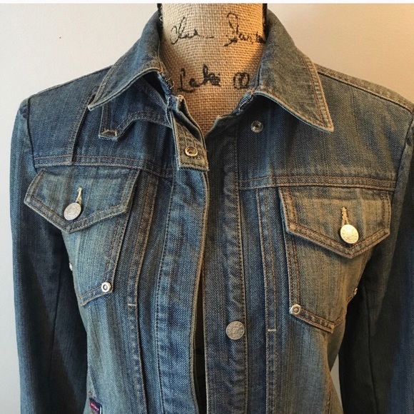 BCBG Maxazria jean jacket - Picture 2 of 7