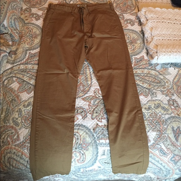 Express Chino Khaki Pant - Picture 1 of 2