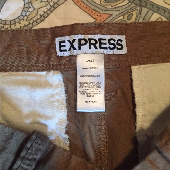 Express Chino Khaki Pant - Picture 2 of 2