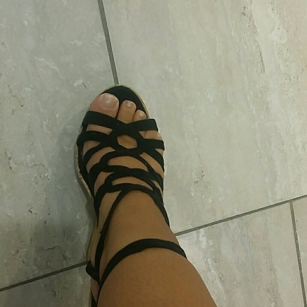 Bamboo wedges size 9