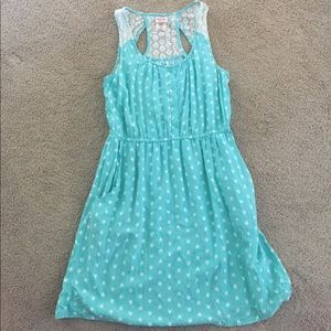 Turquoise Lace dress