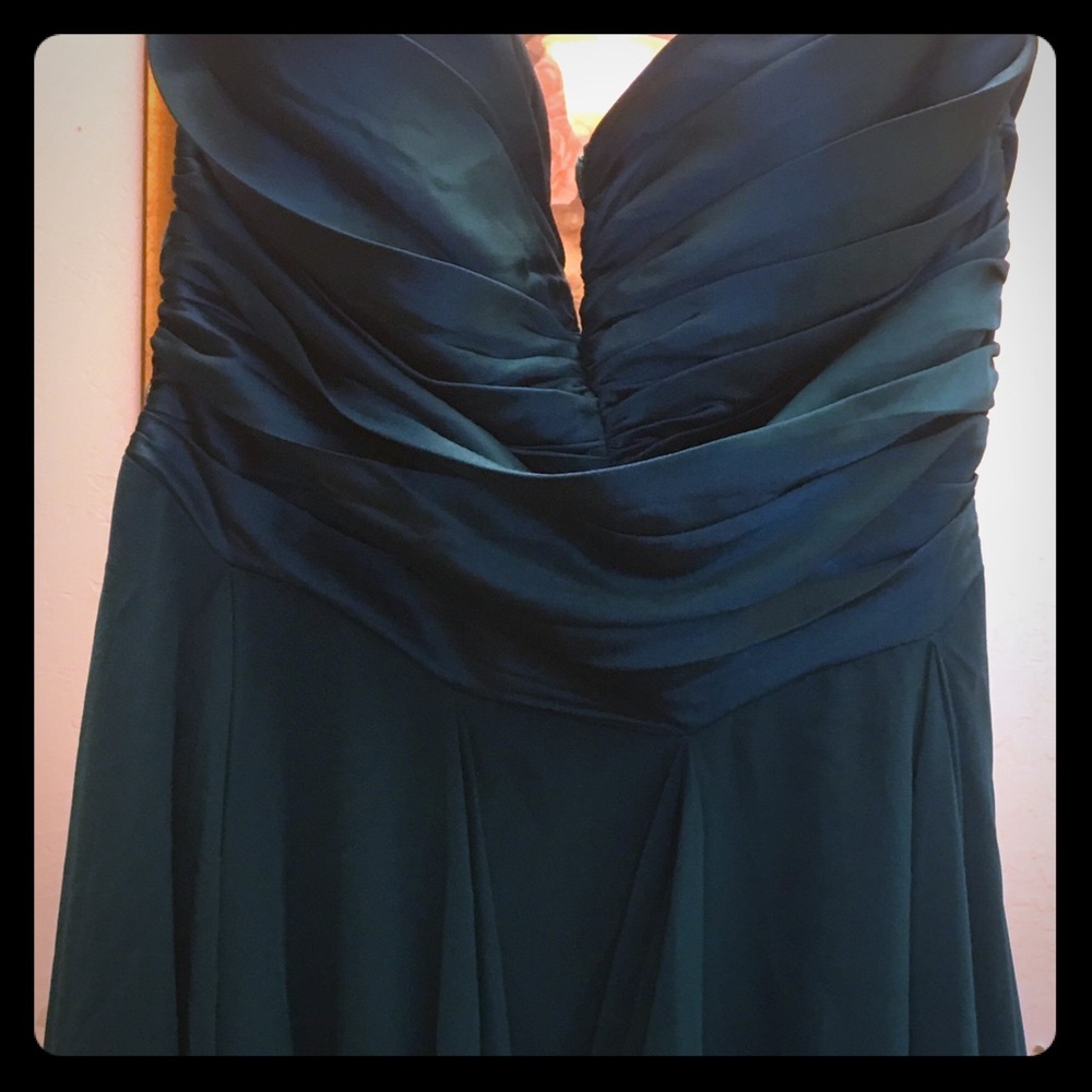 Turquoise cocktail dress
