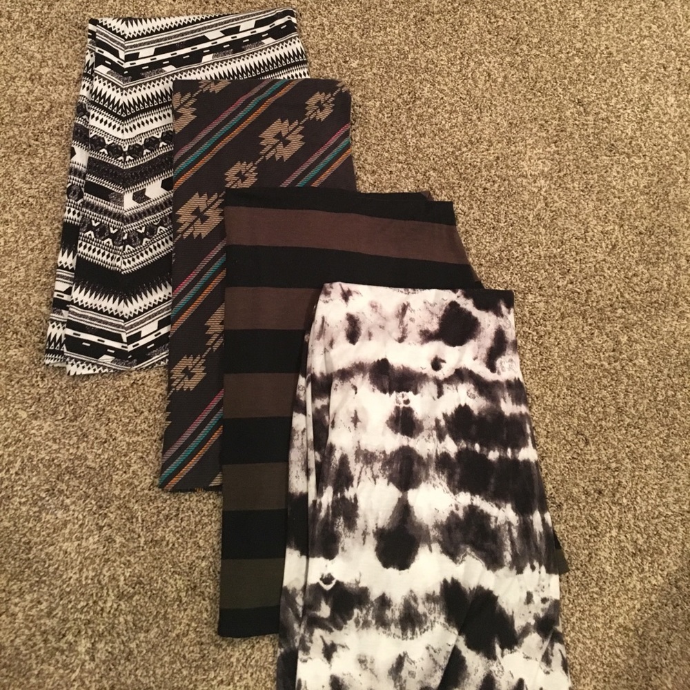 Set of 4 Maxi Skirts