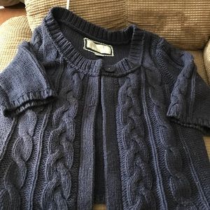 Navy wool Cardigan
