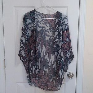 Charlotte Russe Kimono Cardigan