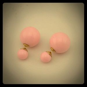 Pink bauble T&J designs earrings