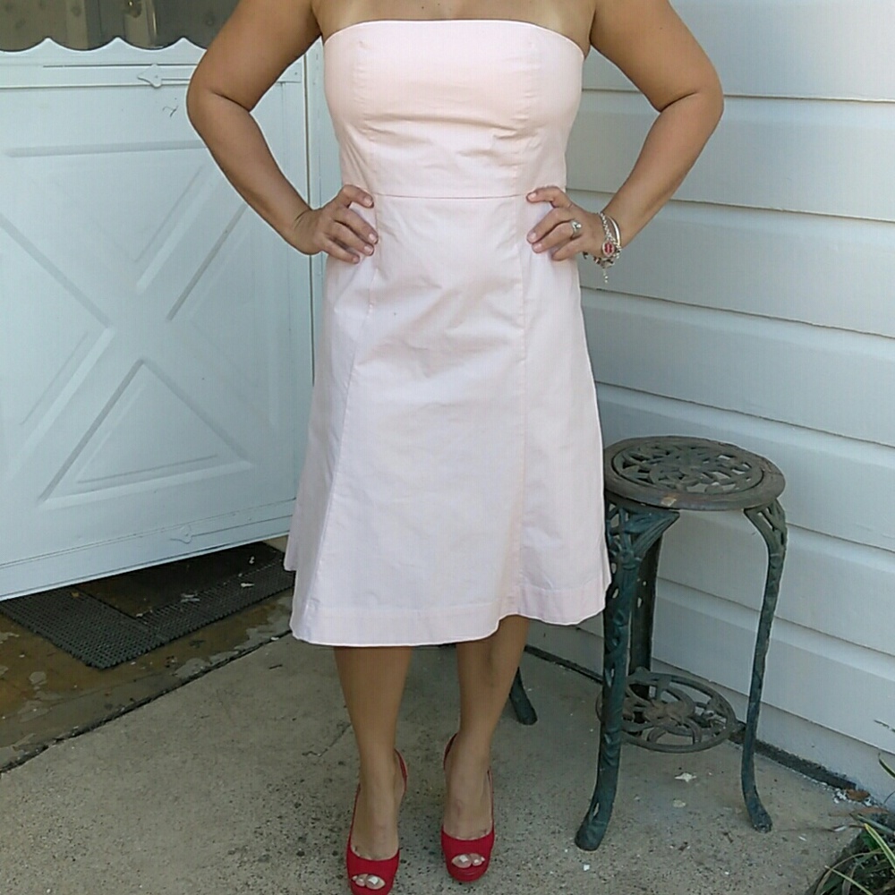 💟 GAP Strapless Baby Pink Dress 💟