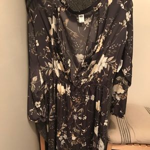 Long sleeve Floral jumpsuit