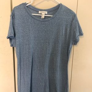 Forever 21 long side slit shirt