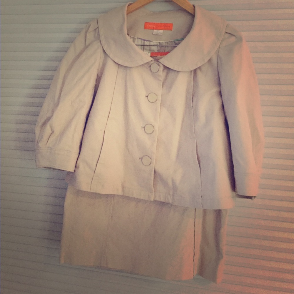 Cynthia Steffe Tan Suit