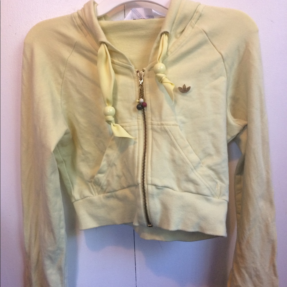 Adidas cropped sweater.