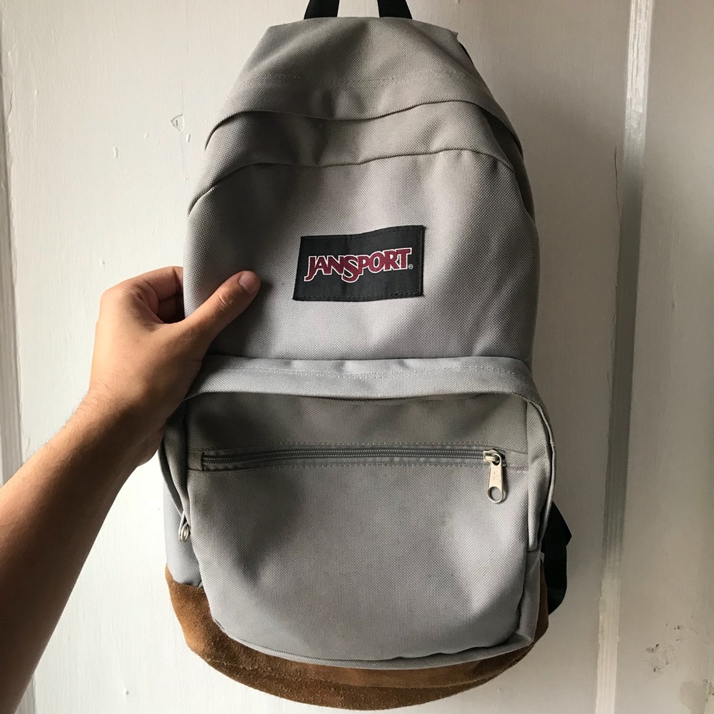 Original Grey Jansport Backpack