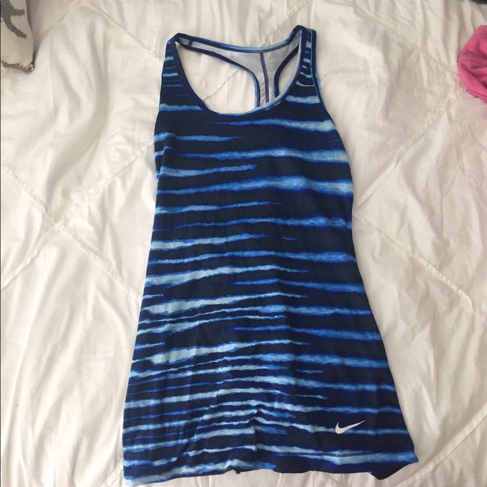 tye dye active Nike tank